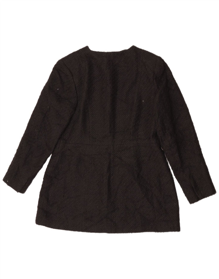 Blazer pentru femei Zara cu 4 nasturi, UK 18 XL, negru