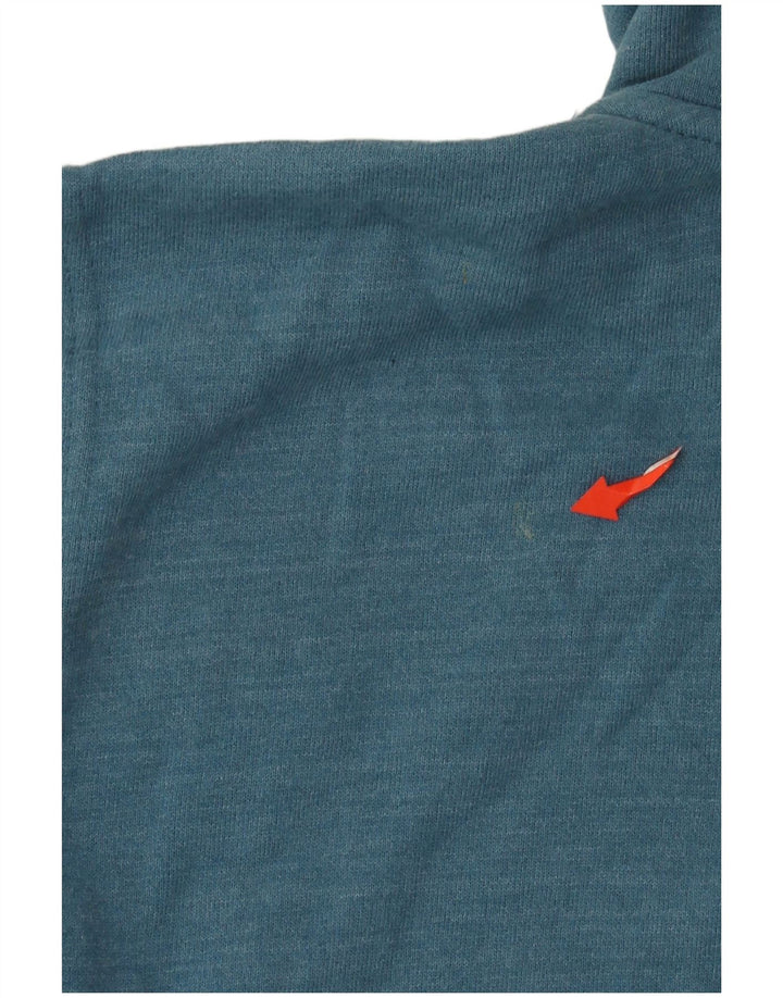CREW CLOTHING Hanorac pentru bărbați cu fermoar și gât Pulover mare, albastru, bumbac