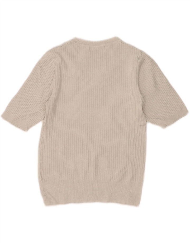 Pulover pentru femei Marks & Spencer cu gât de barcă UK 8 Small White