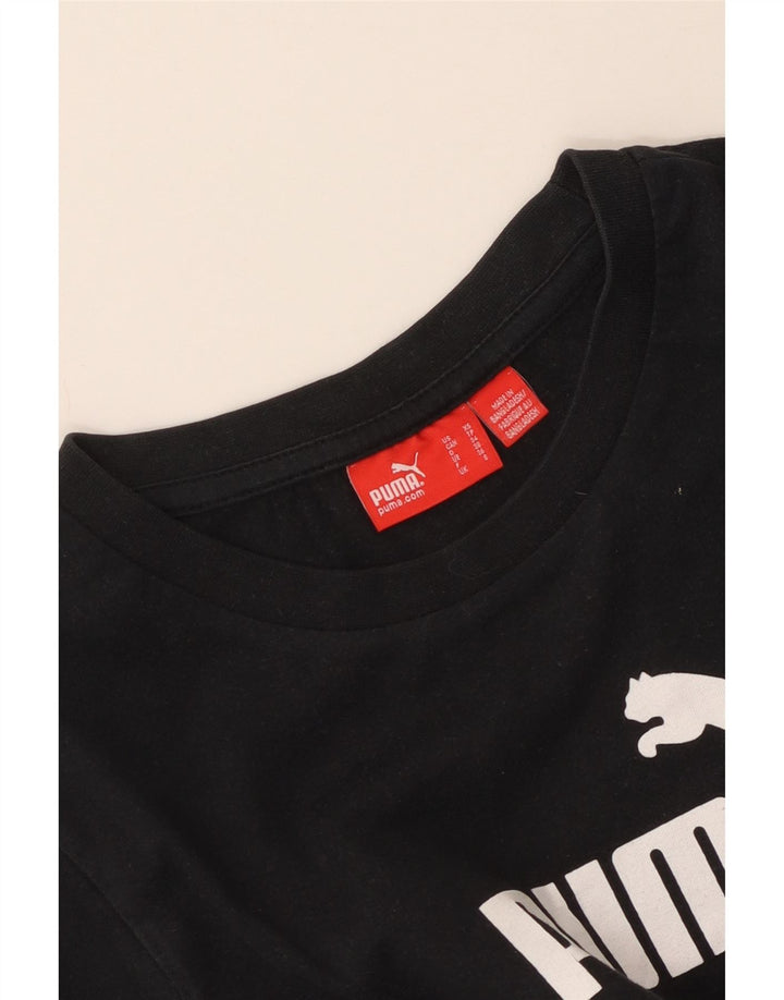 Tricou grafic Puma pentru femei Top UK 8 Small Black
