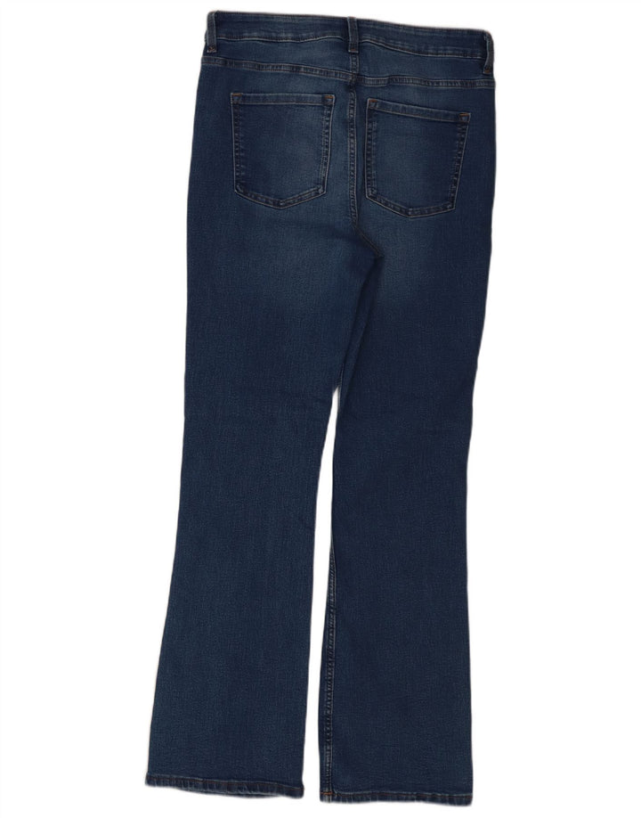 Marks & Spencer Blugi pentru femei Eva Regular Bootcut UK 12 Medium W32 L30 Albastru