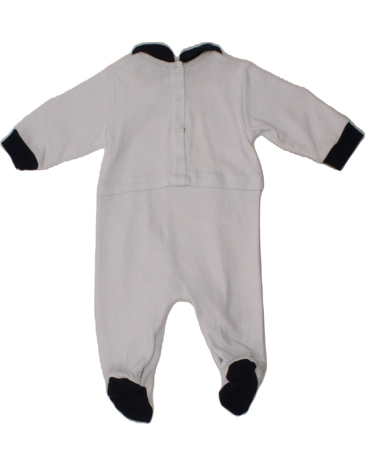 FAY Baby Boys Graphic Long Sleeve Jumpsuit 0-3 Months  White Vintage Fay and Second-Hand Fay from Messina Hembry 