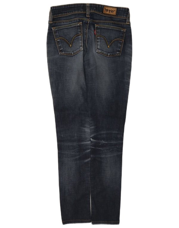 Blugi slim skinny 473 distressed Levi's pentru femei W29 L30 bumbac albastru