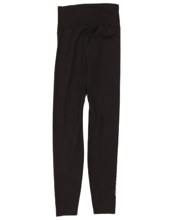 Leggings grafici pentru femei The North Face UK 10, poliester negru mic