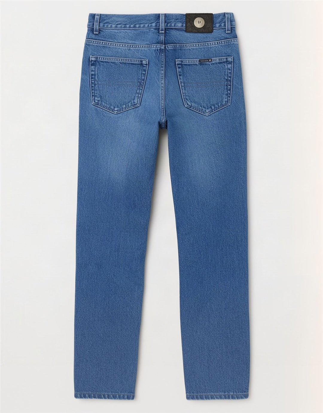 Trussardi blugi conici pentru bărbați W33 L32 bumbac albastru