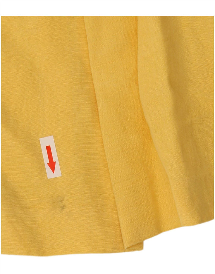 Roccobarocco Femei A-Line Dress UK 10 Small Yellow