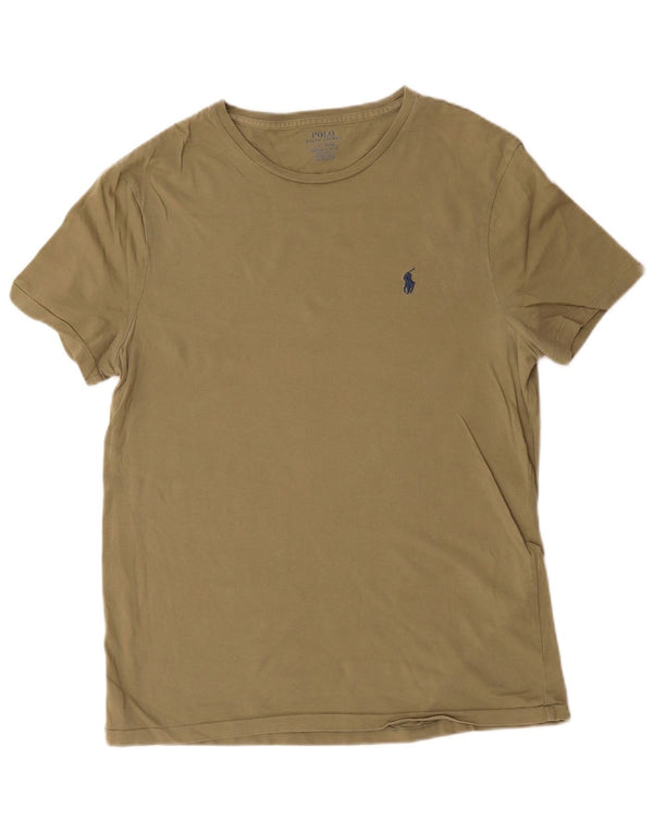 Tricou Polo Ralph Lauren pentru bărbați, personalizat, slim Fit Top mare din bumbac kaki