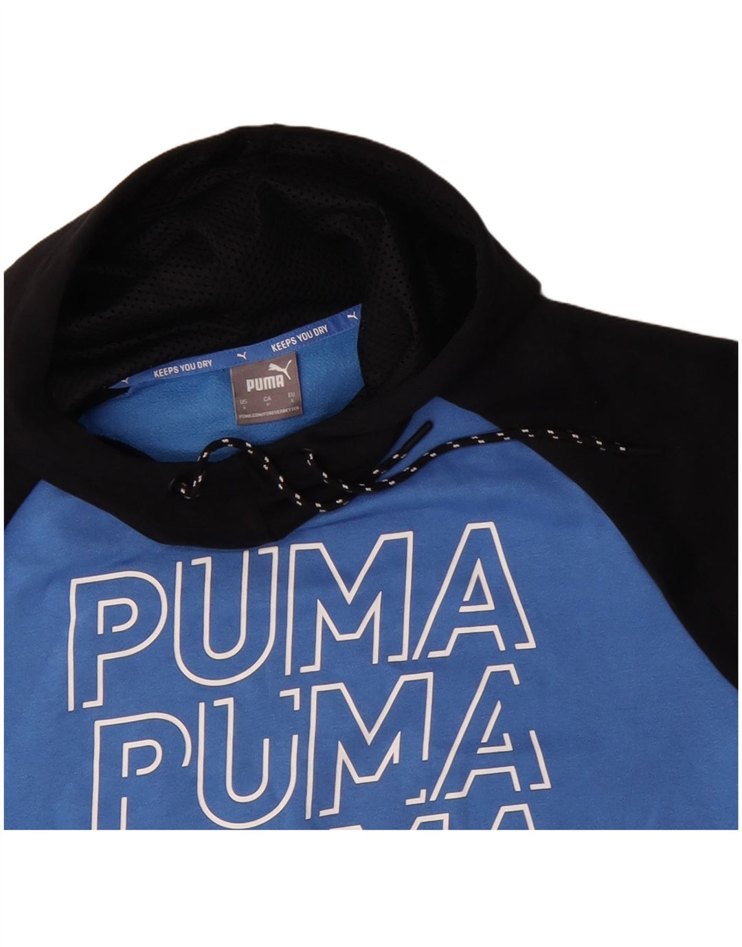 Pulover cu glugă grafic PUMA pentru bărbați, albastru, color block