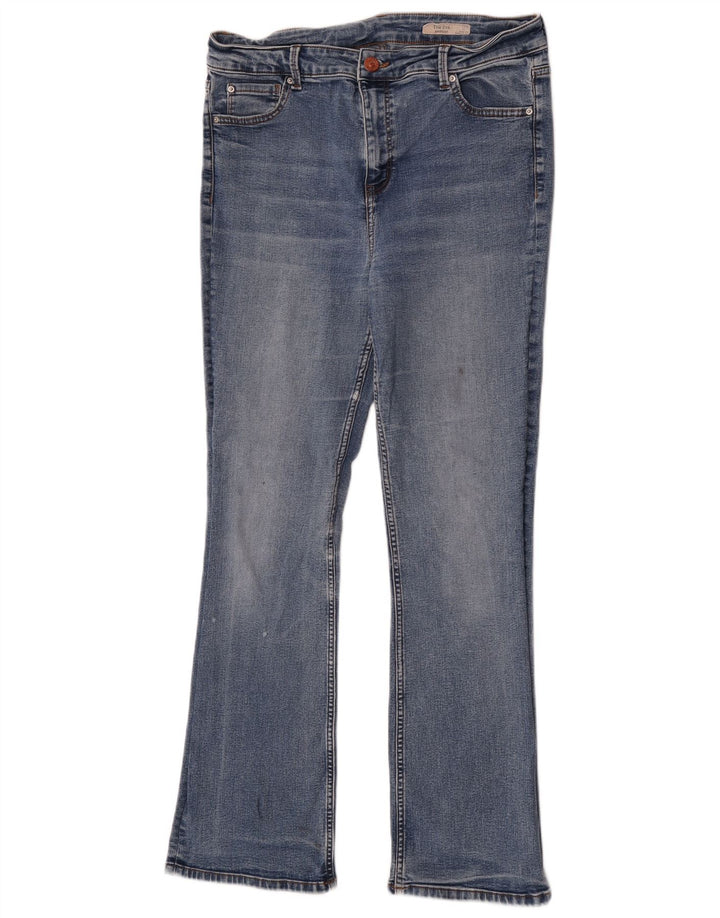 Marks & Spencer pentru femei The Eva Bootcut Jeans UK 16 Large W34 L30 Blue