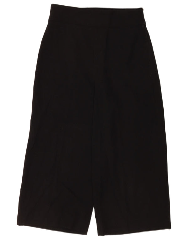 Pantaloni Capri pentru femei cu talie înaltă Zara Mici L26 L20 Negri