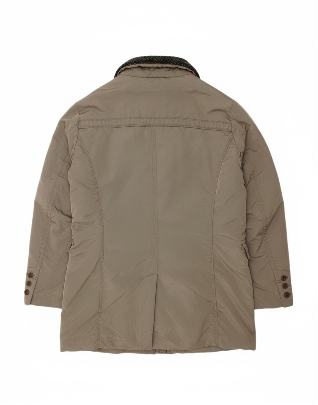 PEUTEREY Mens Padded Coat IT 50 Large Grey Polyamide