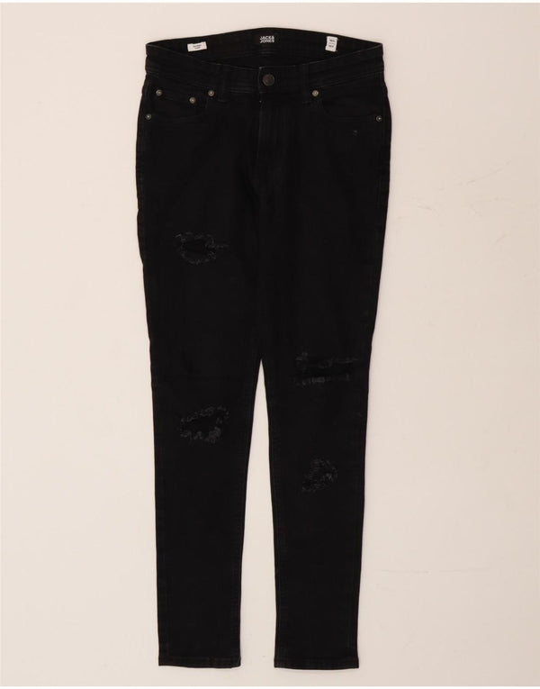 Jack & Jones Blugi skinny Liam pentru băieți 13-14 ani W28 L28 negri