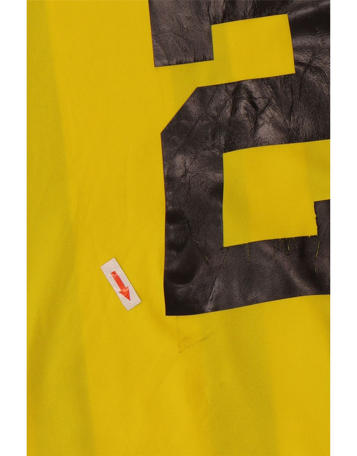 Tricou pentru bărbați Adidas Aeroready Graphic Top Mediu Galben Poliester cu dungi