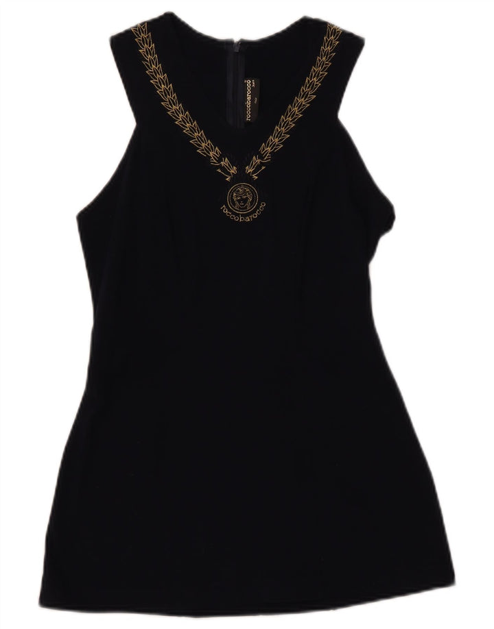 Bluză fără mâneci pentru femei ROCCOBAROCCO IT 44 Medium Bleumarin Floral