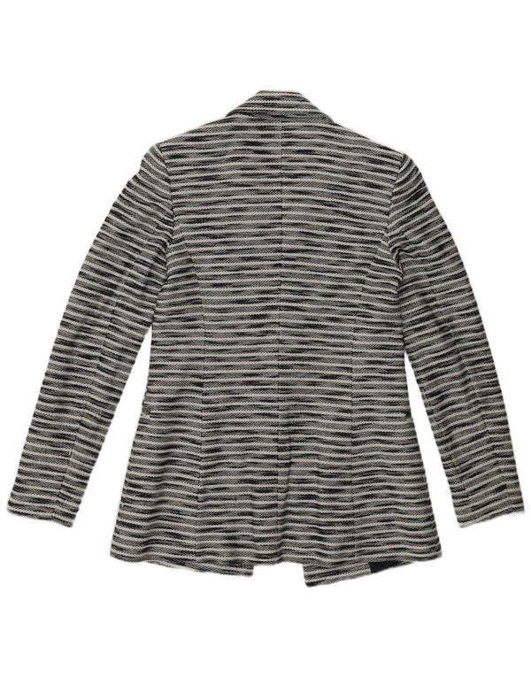 Massimo Dutti Jachetă Blazer Femei EU 34 2XS Bumbac cu pete albastru bleumarin