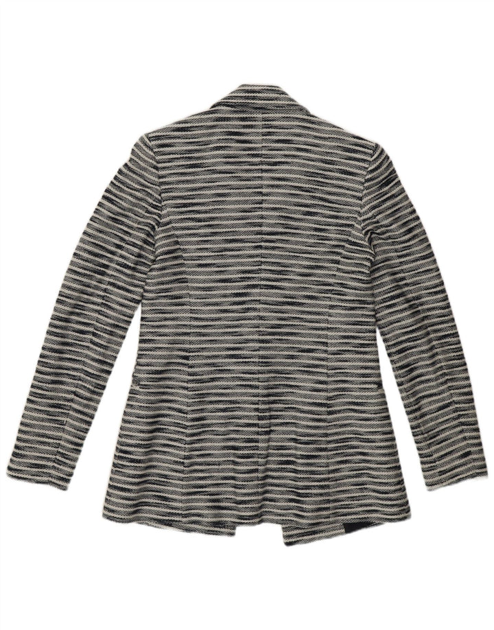 Massimo Dutti Jachetă Blazer Femei EU 34 2XS Bumbac cu pete albastru bleumarin