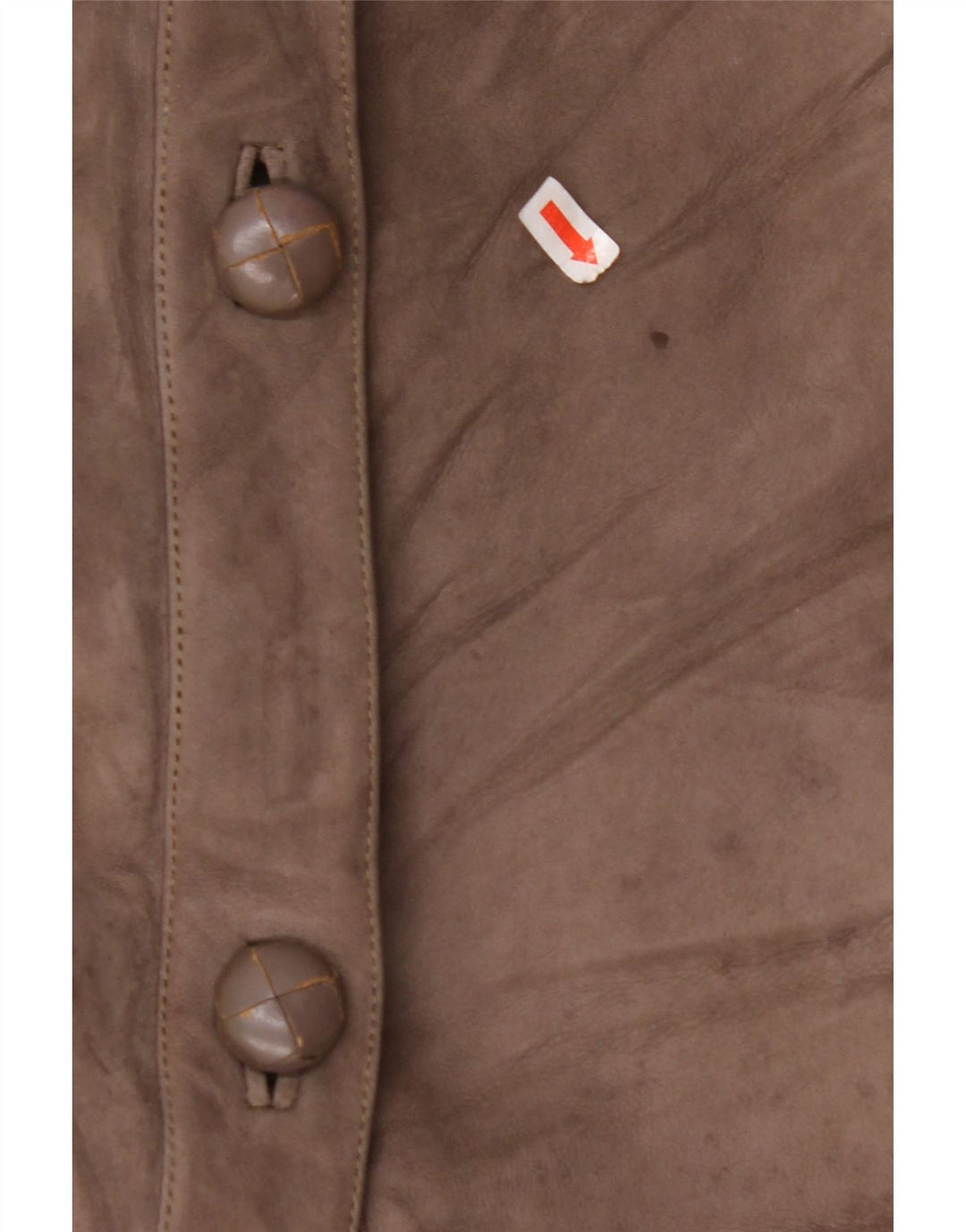 Palton pentru femei VINTAGE din shearling UK 14 mare bej