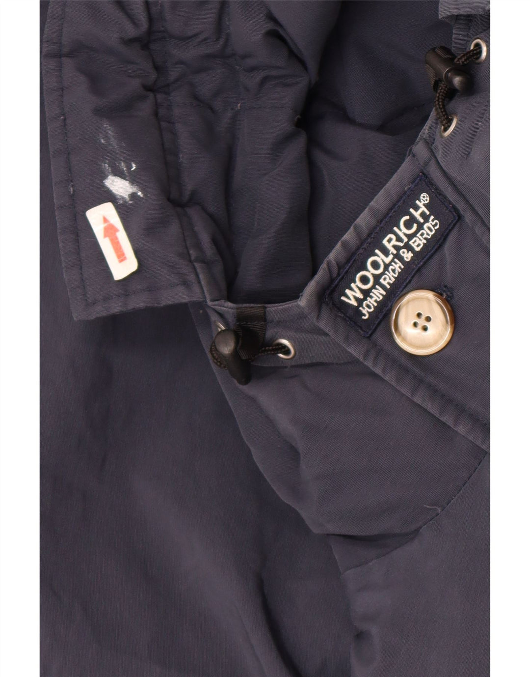 Jachetă căptușită cu glugă Woolrich pentru băieți 9-10 ani, bleumarin