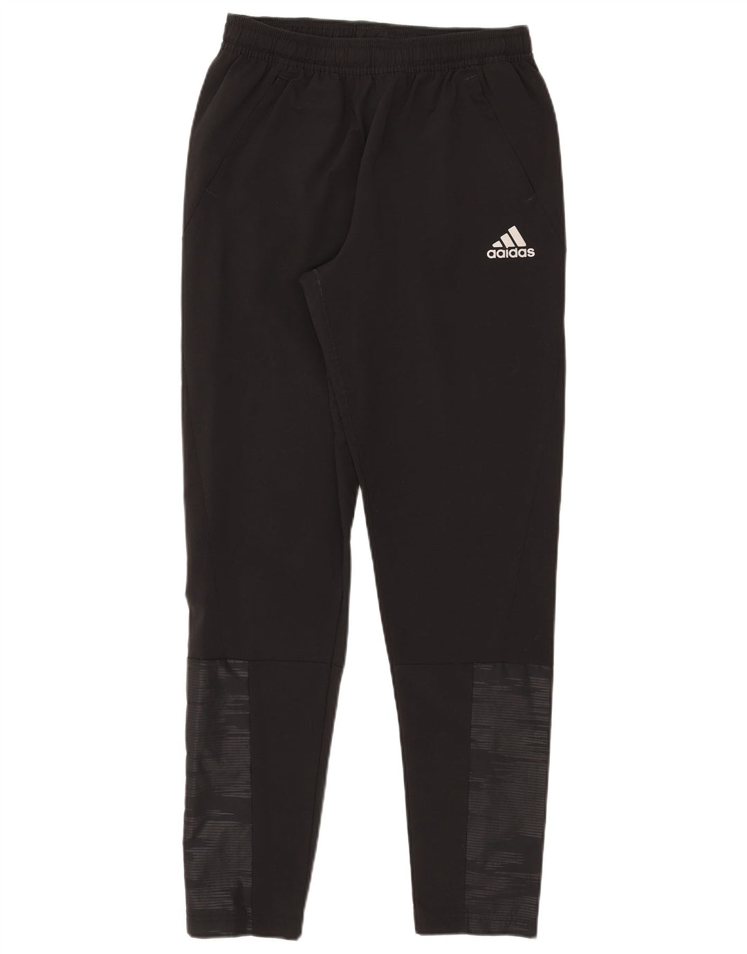 Pantaloni de trening Adidas baieti 15-16 ani poliester negru