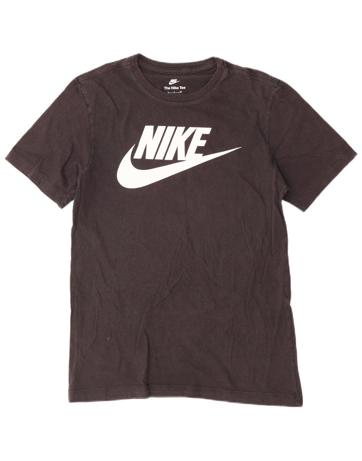 Tricou grafic Nike pentru bărbați Top mic, negru, bumbac