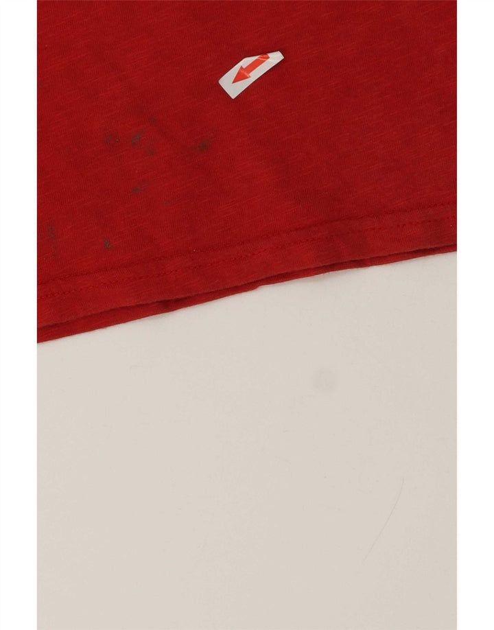 Tricou grafic pentru bărbați Fat Face Top 2XL bumbac roșu