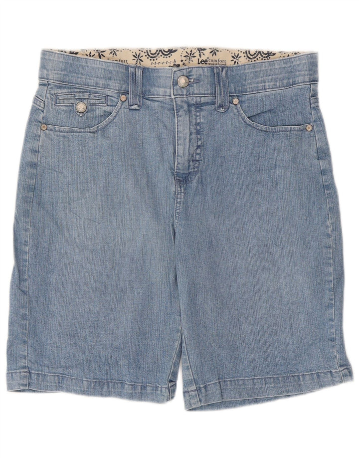 Pantaloni scurți din blugi pentru femei LEE US 10 Large W32 Blue Bumbac