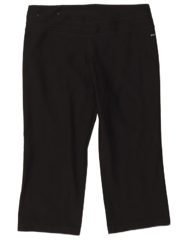 Pantaloni de trening Nike Dri Fit Capri pentru femei UK 14 Poliester mediu negru