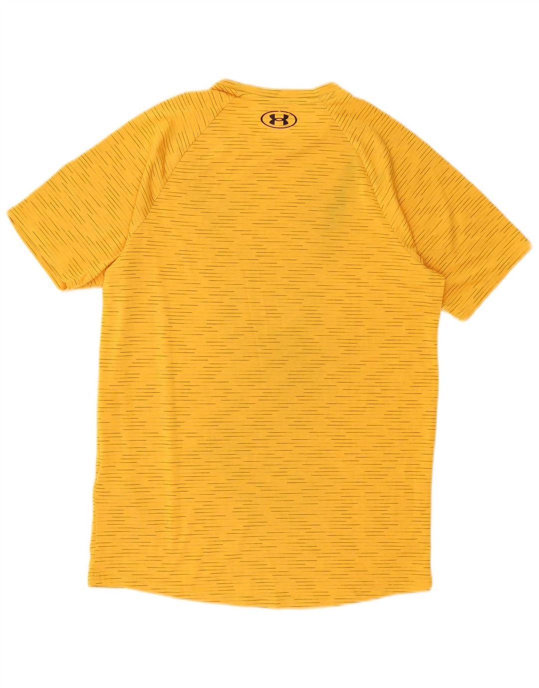 Tricou Under Armour pentru bărbați Top mic din poliester cu dungi galbene