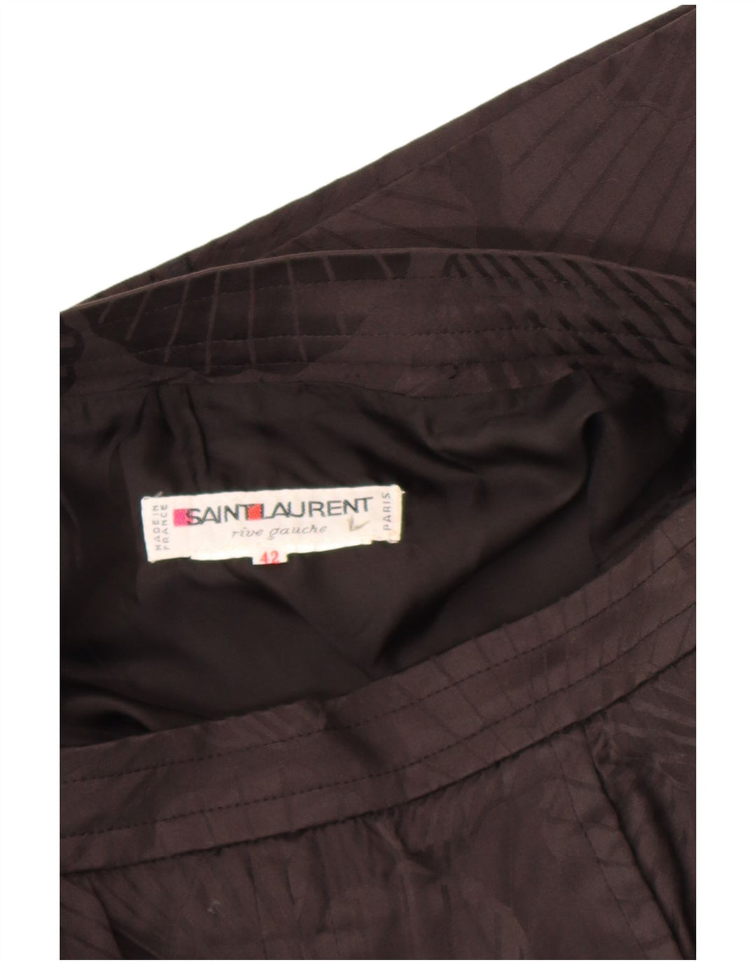 Fusta dreaptă pentru femei Saint Laurent IT 42 Medium W30 Designer floral negru