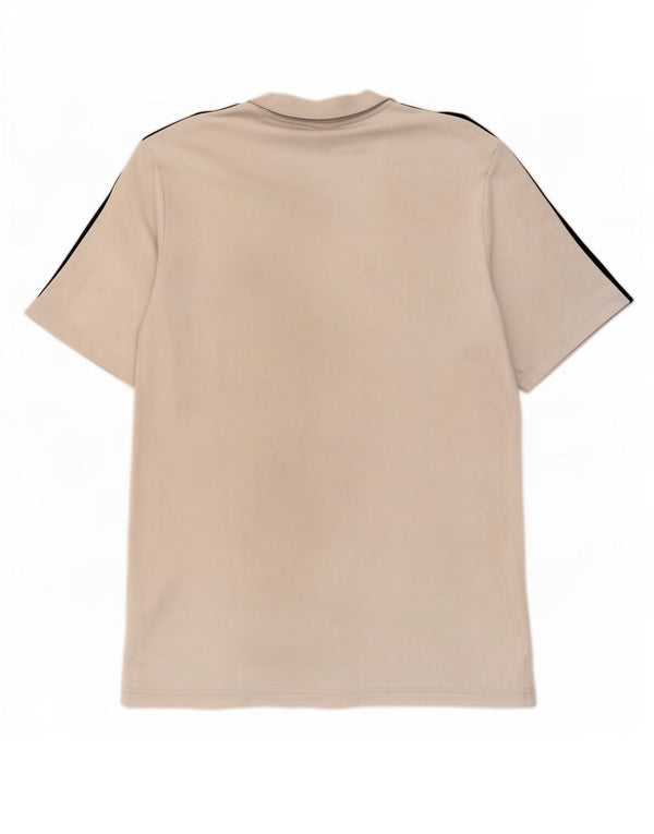Tricou Adidas Climalite pentru bărbați Top mare din poliester alb