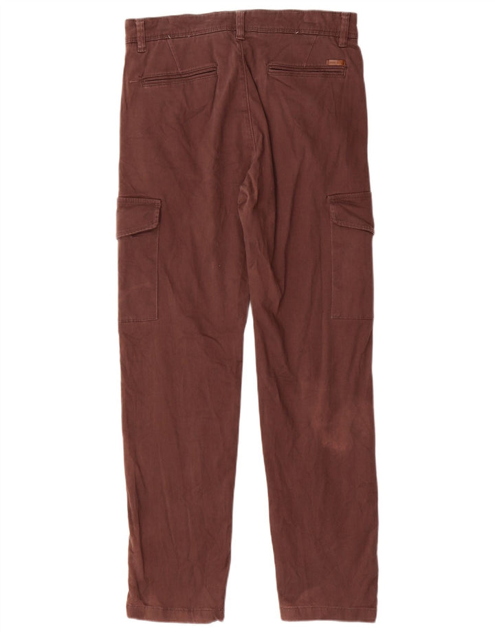 Pantaloni cargo slim pentru bărbați Jack & Jones W29 L30 bumbac maro