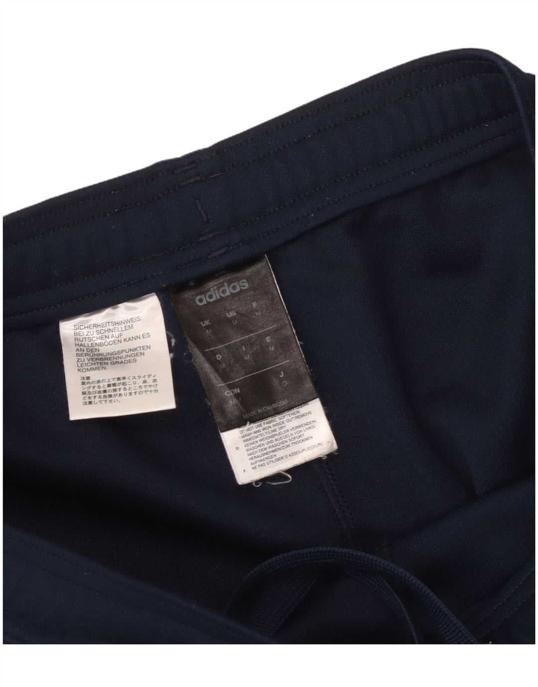 Pantaloni de trening Adidas Climalite pentru bărbați, poliester mediu bleumarin