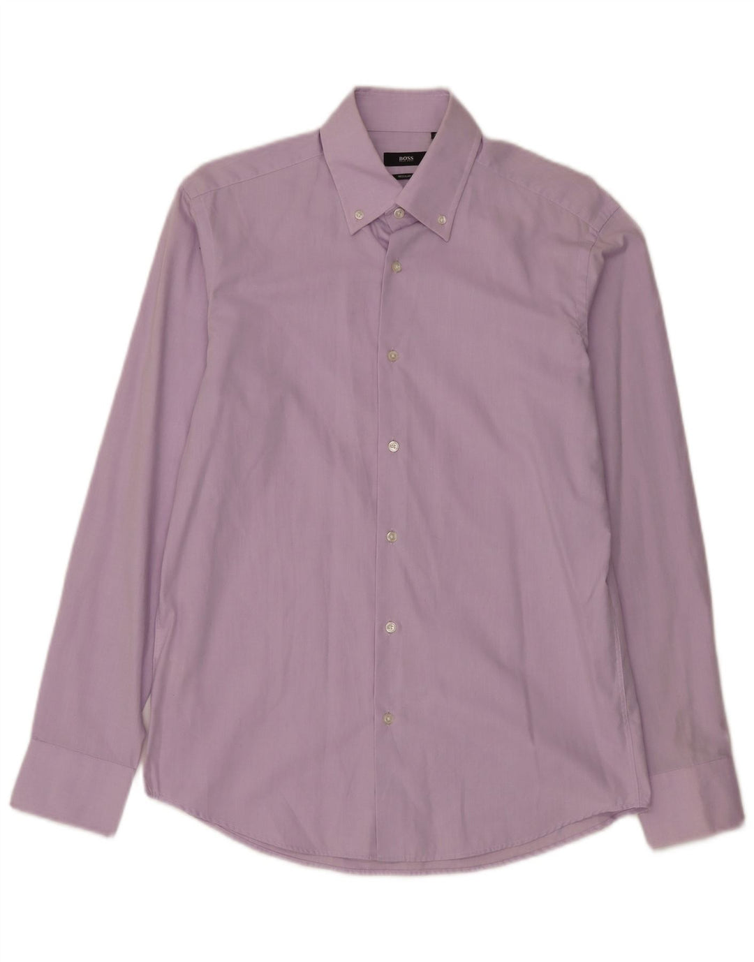 Cămașă Hugo Boss pentru bărbați, cu formă regulată, mărimea 4015 3/4, bumbac violet mediu