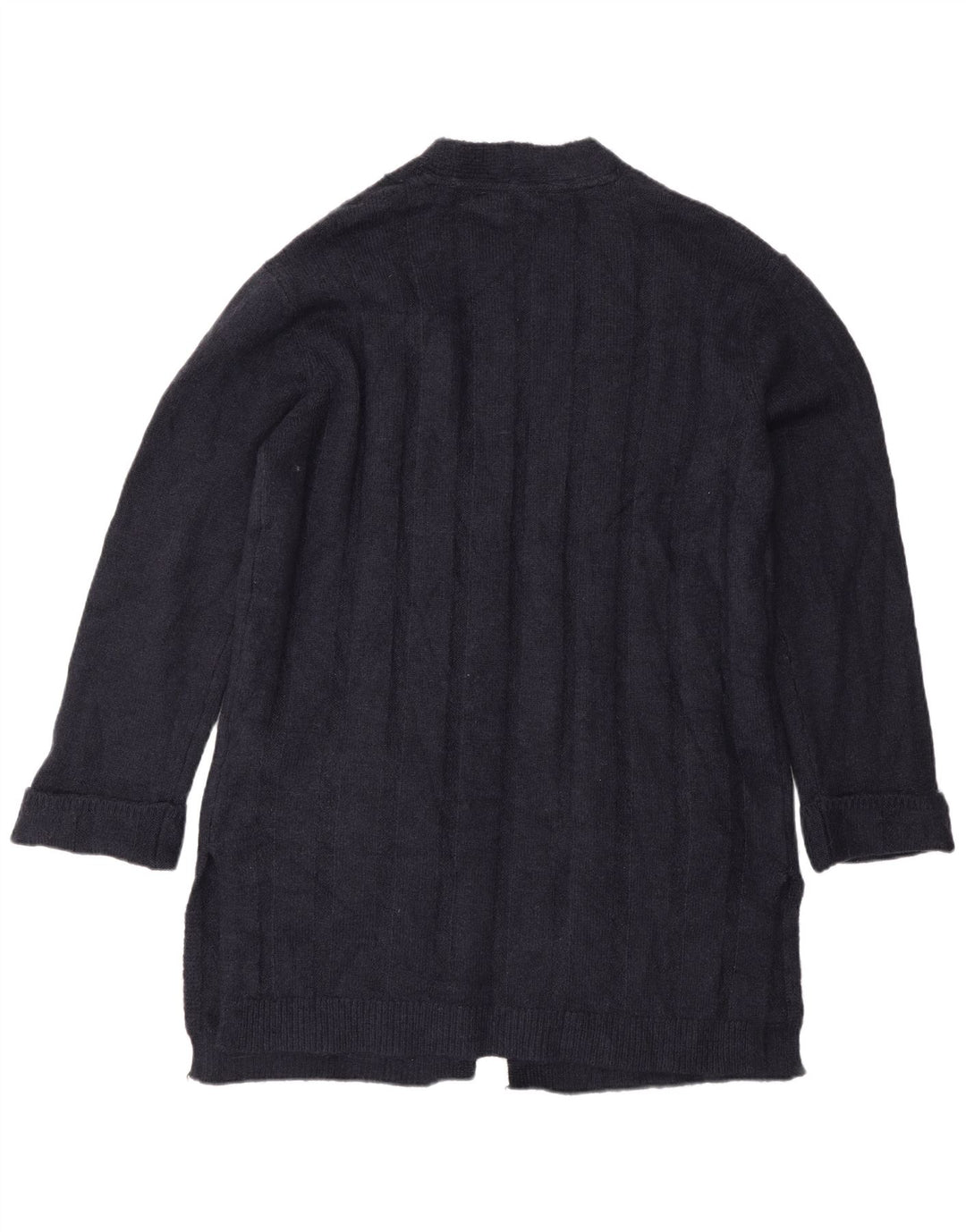 Pulover cardigan cu paragate pentru femei Marks & Spencer UK 14 Medium Bleumarin
