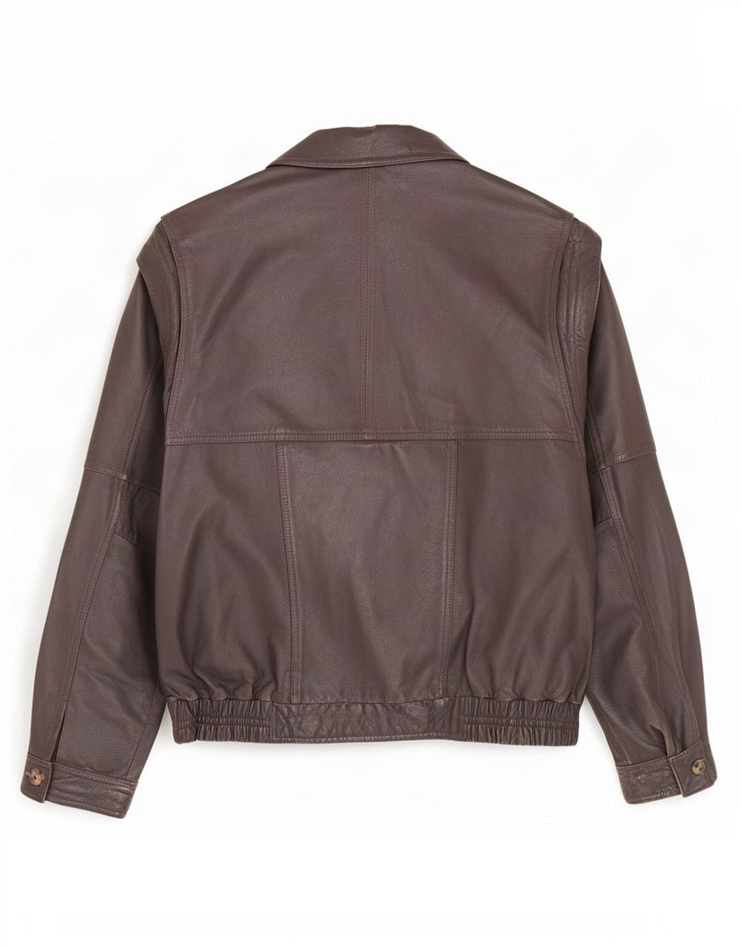 Jachetă de piele vintage pentru bărbați UK 42 XL maro