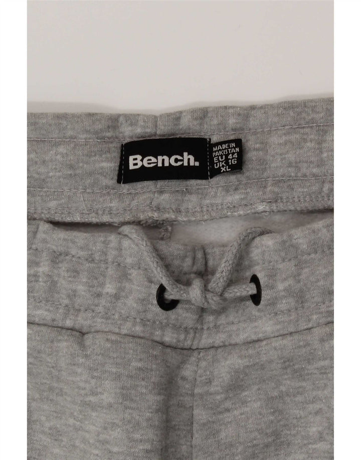 Pantaloni de trening cu grafic pentru femei Bench UK 16 mare bumbac gri
