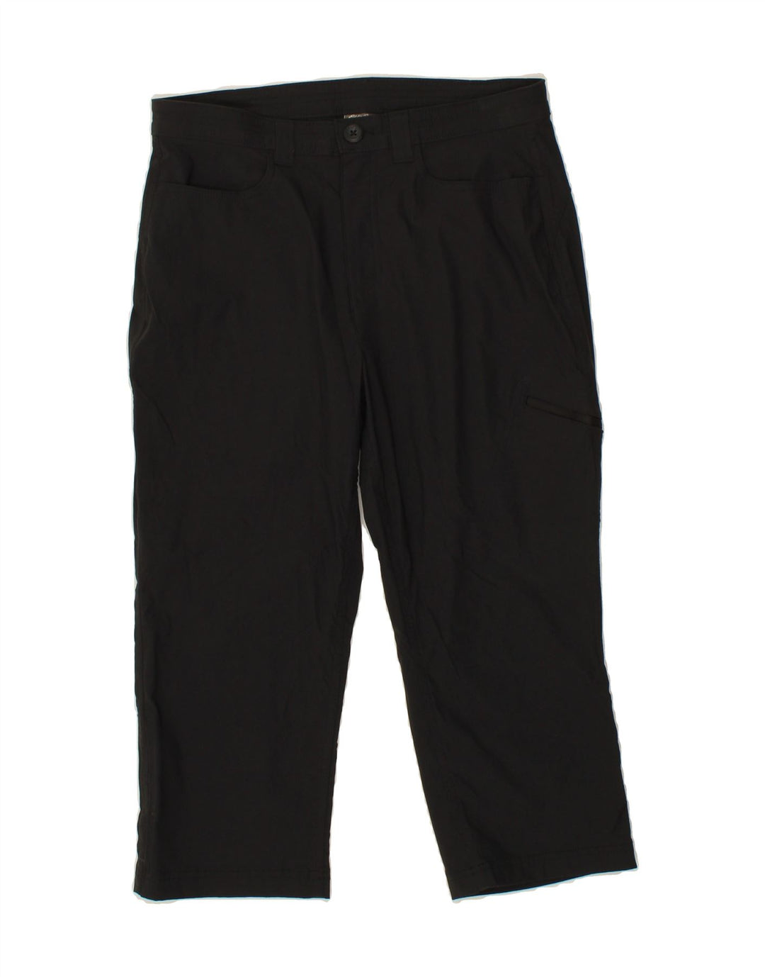 EDDIE BAUER Womens Straight Cargo Trousers US 12 Large W32 L20 Black Vintage Eddie Bauer and Second-Hand Eddie Bauer from Messina Hembry 