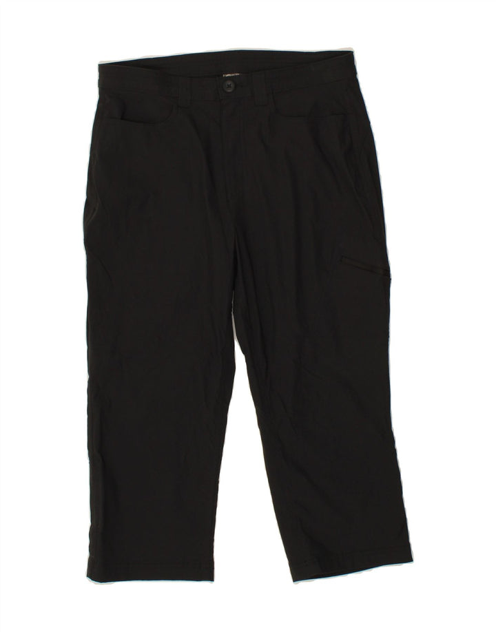 EDDIE BAUER Womens Straight Cargo Trousers US 12 Large W32 L20 Black Vintage Eddie Bauer and Second-Hand Eddie Bauer from Messina Hembry 