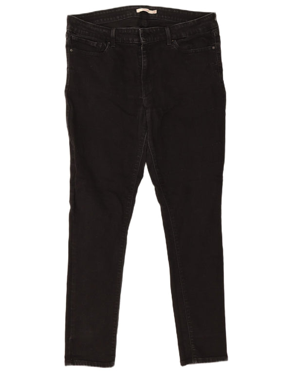 Blugi skinny 711 pentru bărbați Levi's W32 L30 bumbac negru