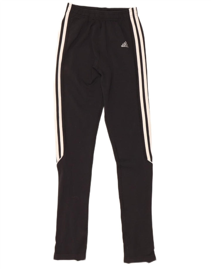Pantaloni de trening Climalite ADIDAS pentru femei UK 10 Poliamidă neagră mică