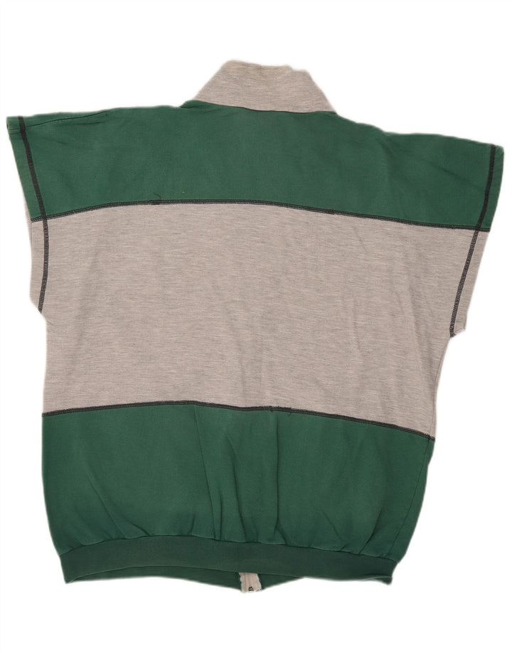 Jachetă de trening fără mâneci pentru bărbați Active 2XL, bumbac color bloc, gri