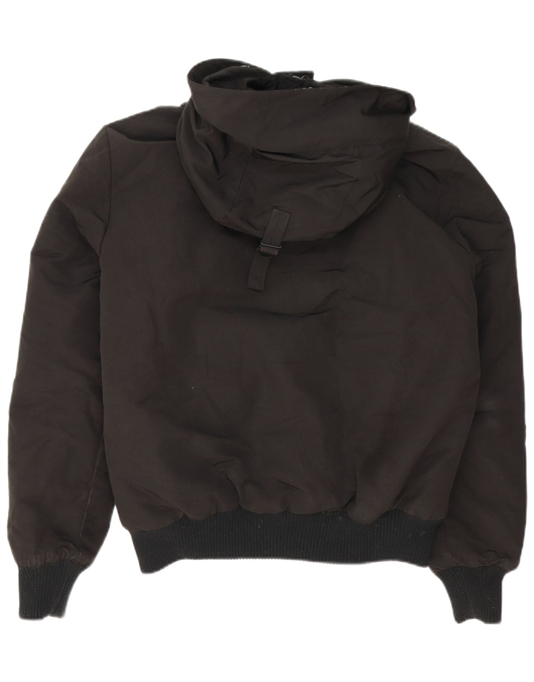 Jachetă bomber cu glugă pentru bărbați SUPERDRY UK 38, nailon mediu negru