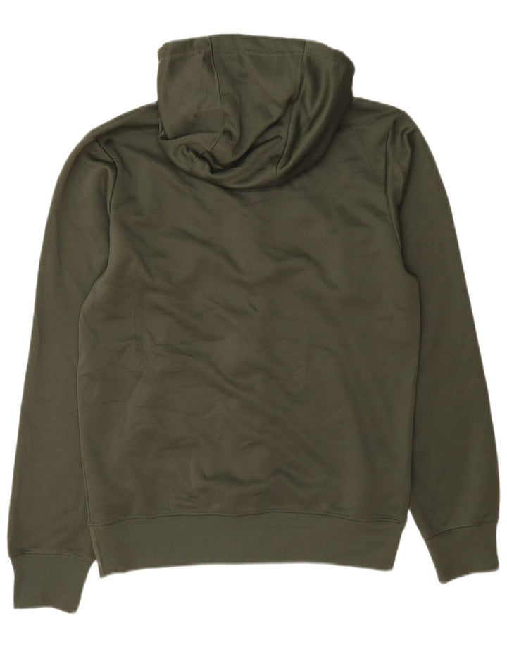 Pulover Nike pentru bărbați, cu fermoar, poliester verde mic