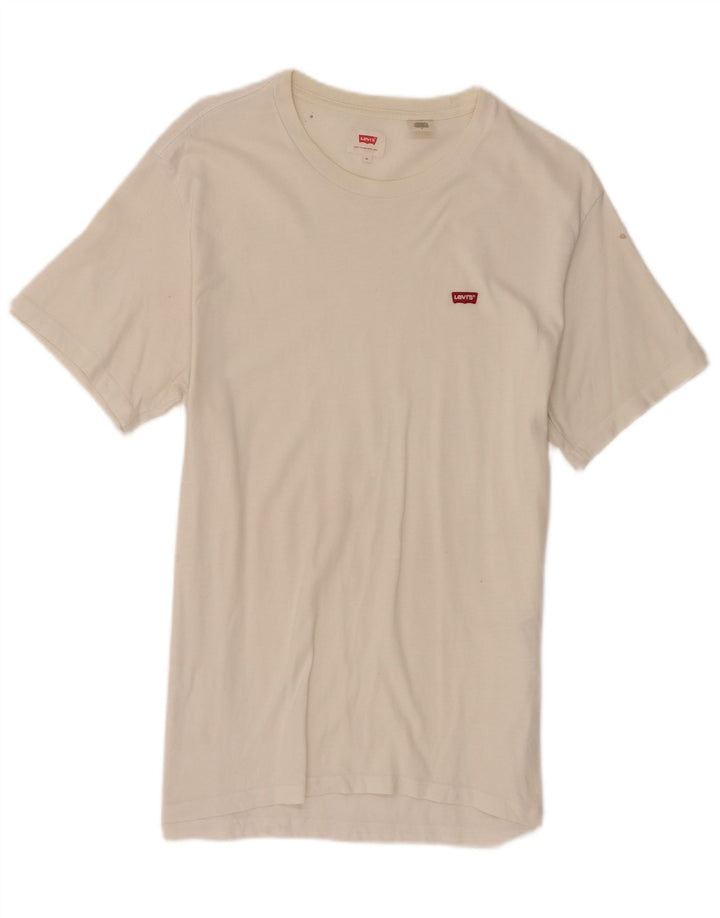 Tricou pentru bărbați Levi's Top Medium White Bumbac