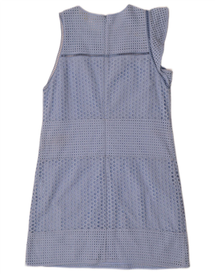Rochie A-Line pentru femei Michael Kors UK 12 Bumbac albastru mediu