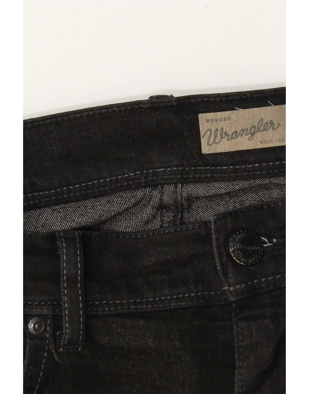Blugi drepti pentru bărbați Wrangler W32 L33 negri