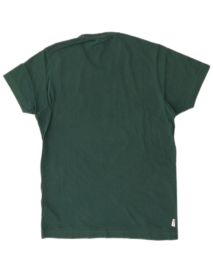 Tricou grafic pentru bărbați Franklin Marshall Top mic din bumbac verde