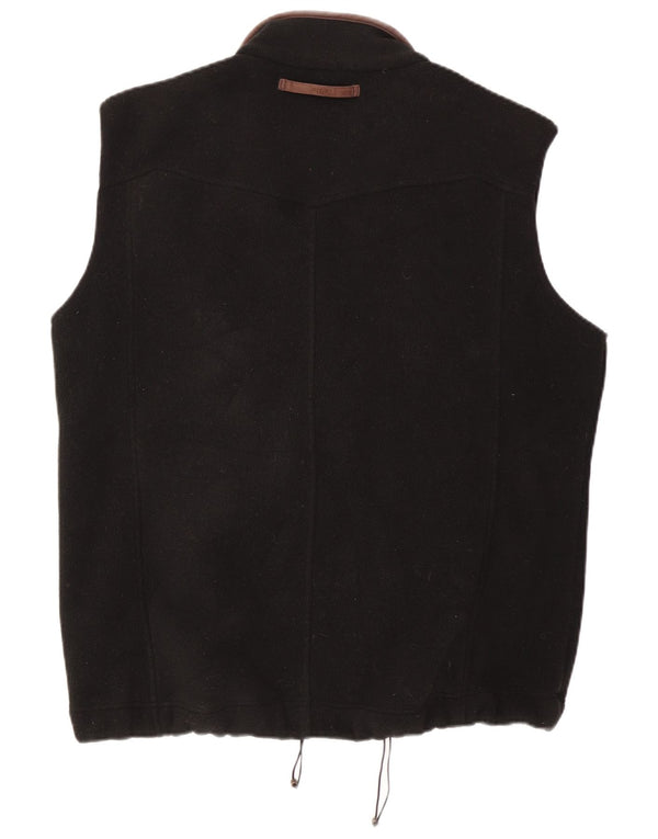 Gilet pentru bărbați din lână MUSTO UK 42 XL negru