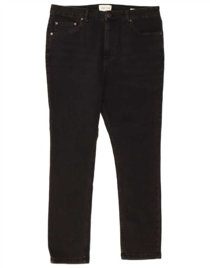 Blugi slim pentru bărbați Jack Wills W34 L29 bumbac negru
