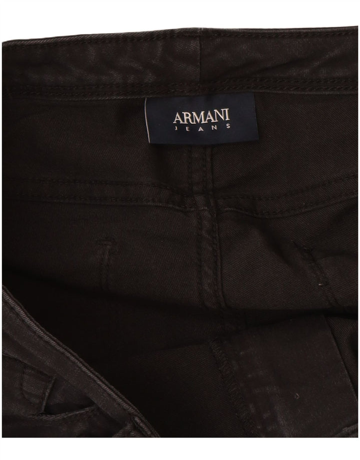 Blugi Slim Femei ARMANI L30 L27 Bumbac Negru